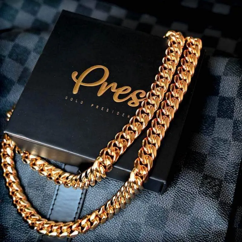 12mm Miami Cuban Link Chain