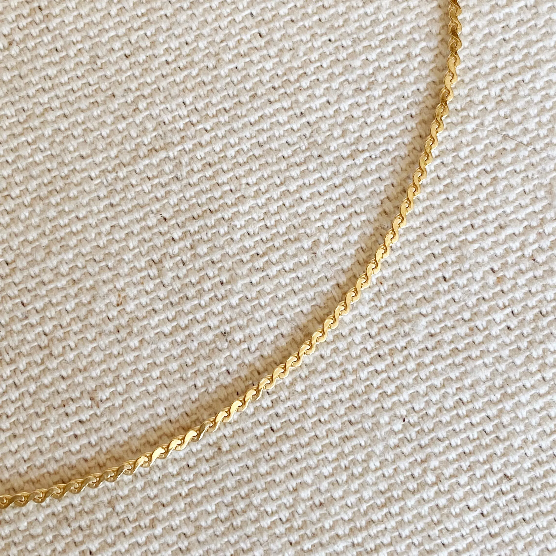 18k Gold Filled Delicate Anklet