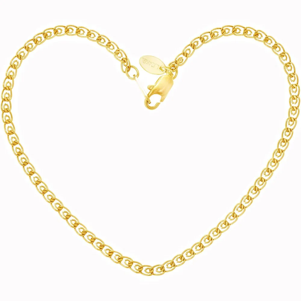 2.7mm Open Weave Link Anklet