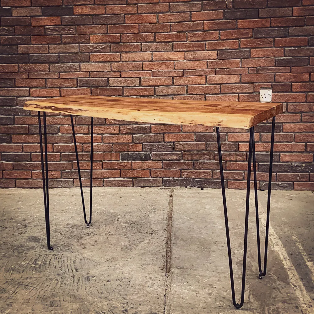 Acacia Live Edge Wood hairpin console