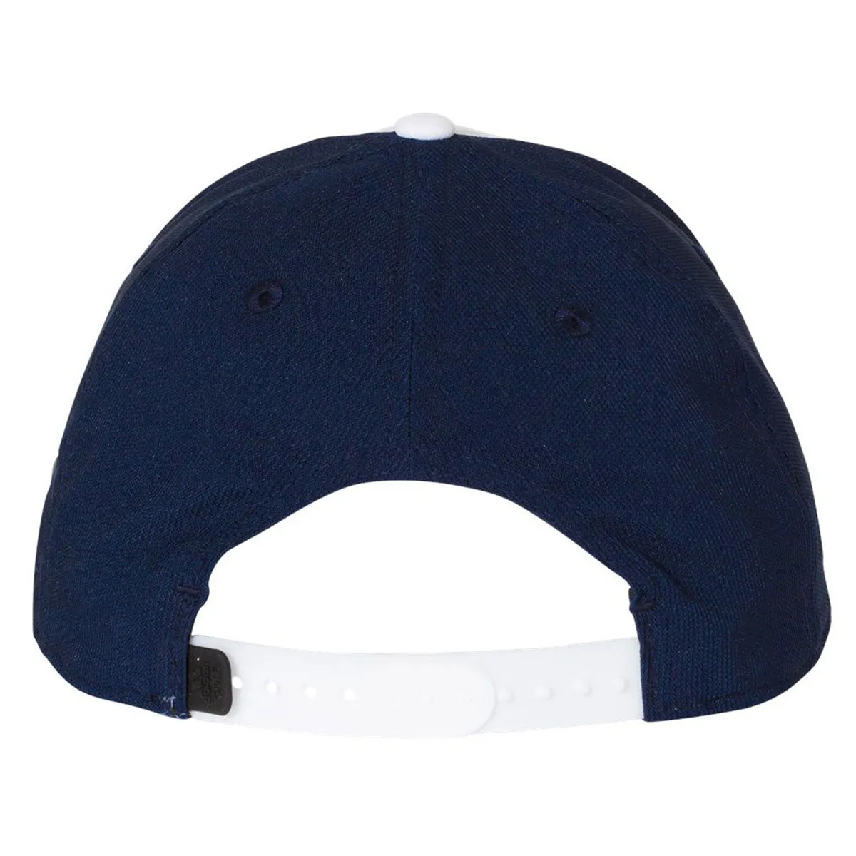 adidas White/Navy Block Patch Cap