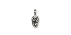 Afghan Hound Pendant Jewelry Sterling Silver Handmade Dog Pendant AF9-P