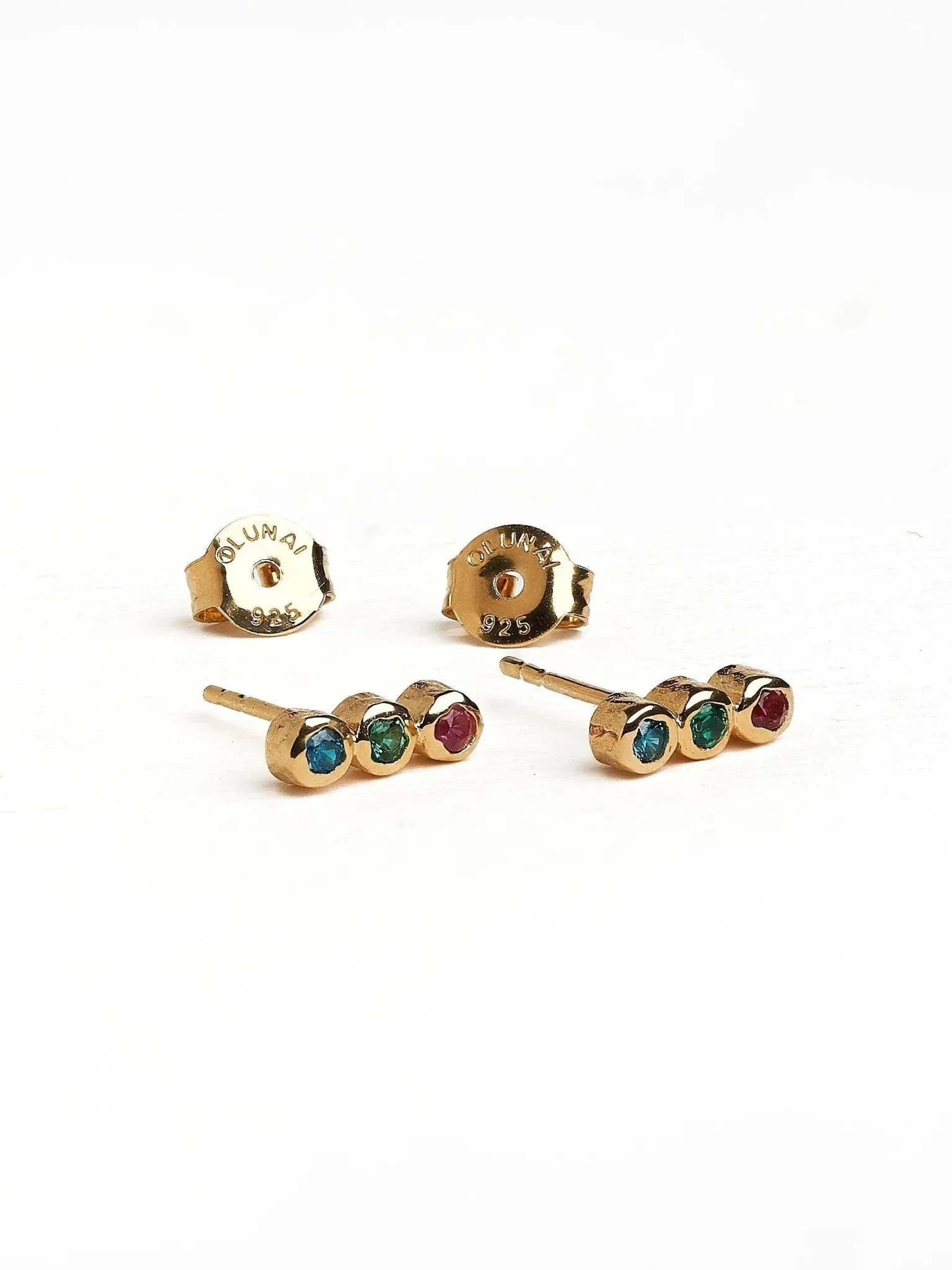 Alior Gold Stud Earrings