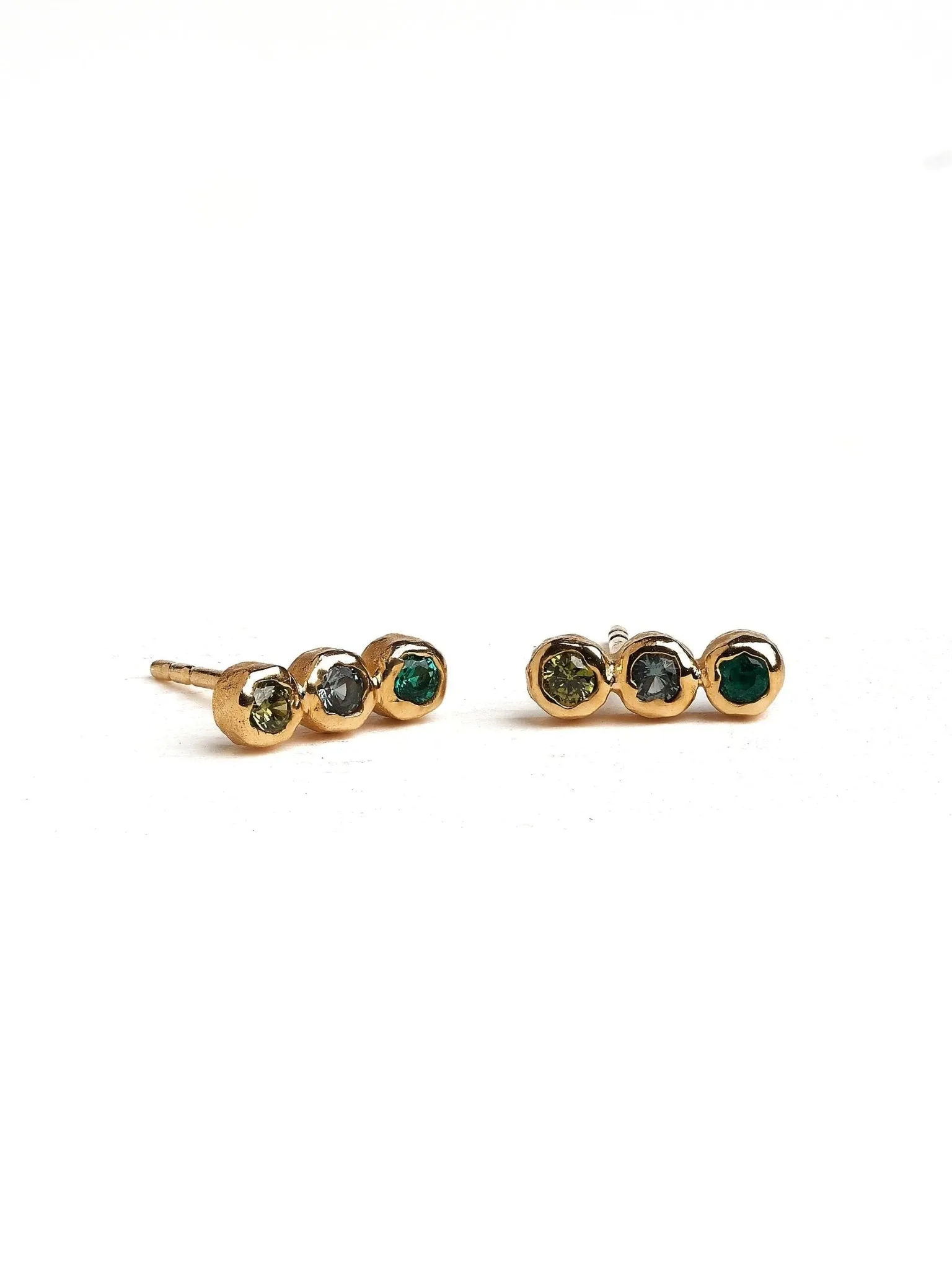 Alior Gold Stud Earrings