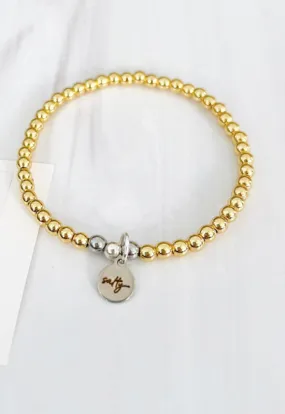 ANJ Bracelets - Salty Gold 4mm Bracelet