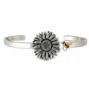 Aster Bracelet Jewelry Silver And 14k Gold Handmade Flower Bracelet AST1-TNCB