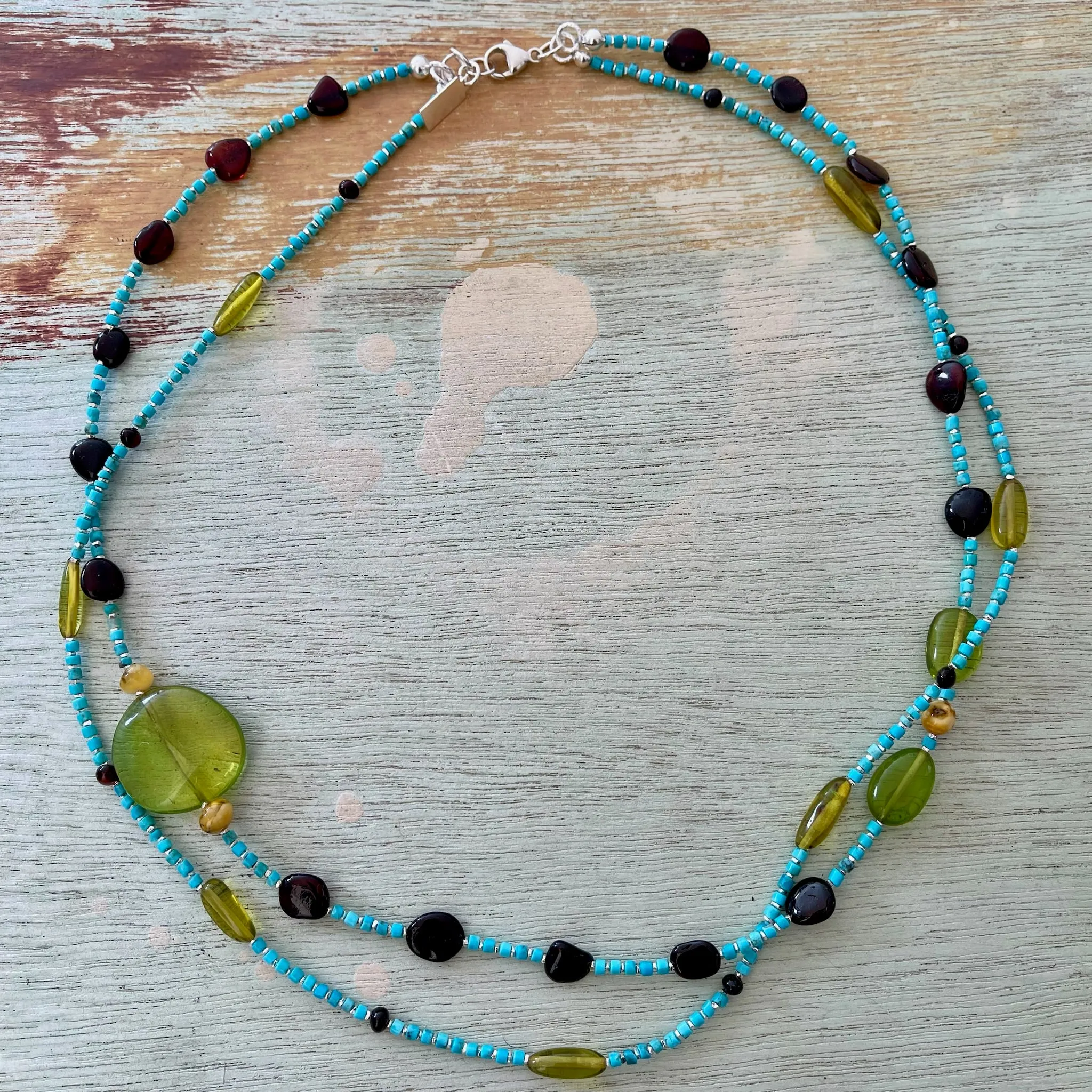 Baltic Amber & Turquoise