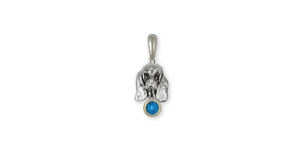 Basset Hound Pendant Jewelry Sterling Silver Handmade Dog Pendant BH3-SP