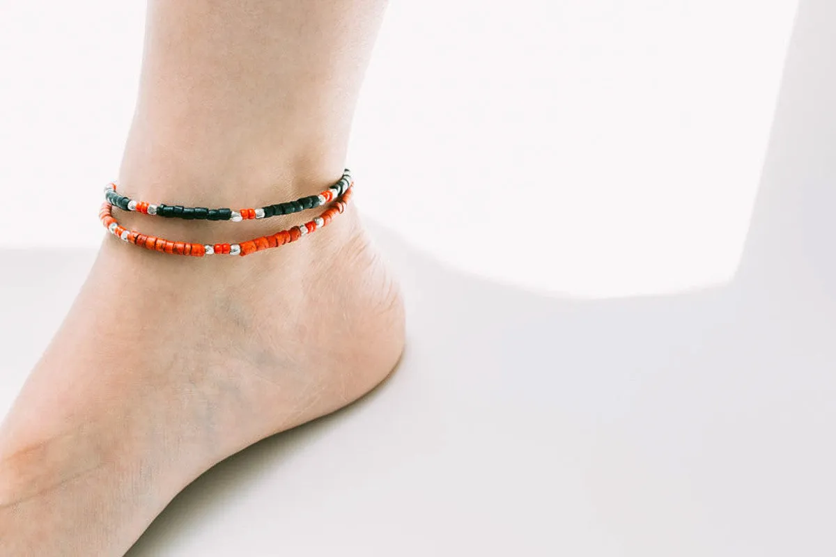 Beaded Anklet-A