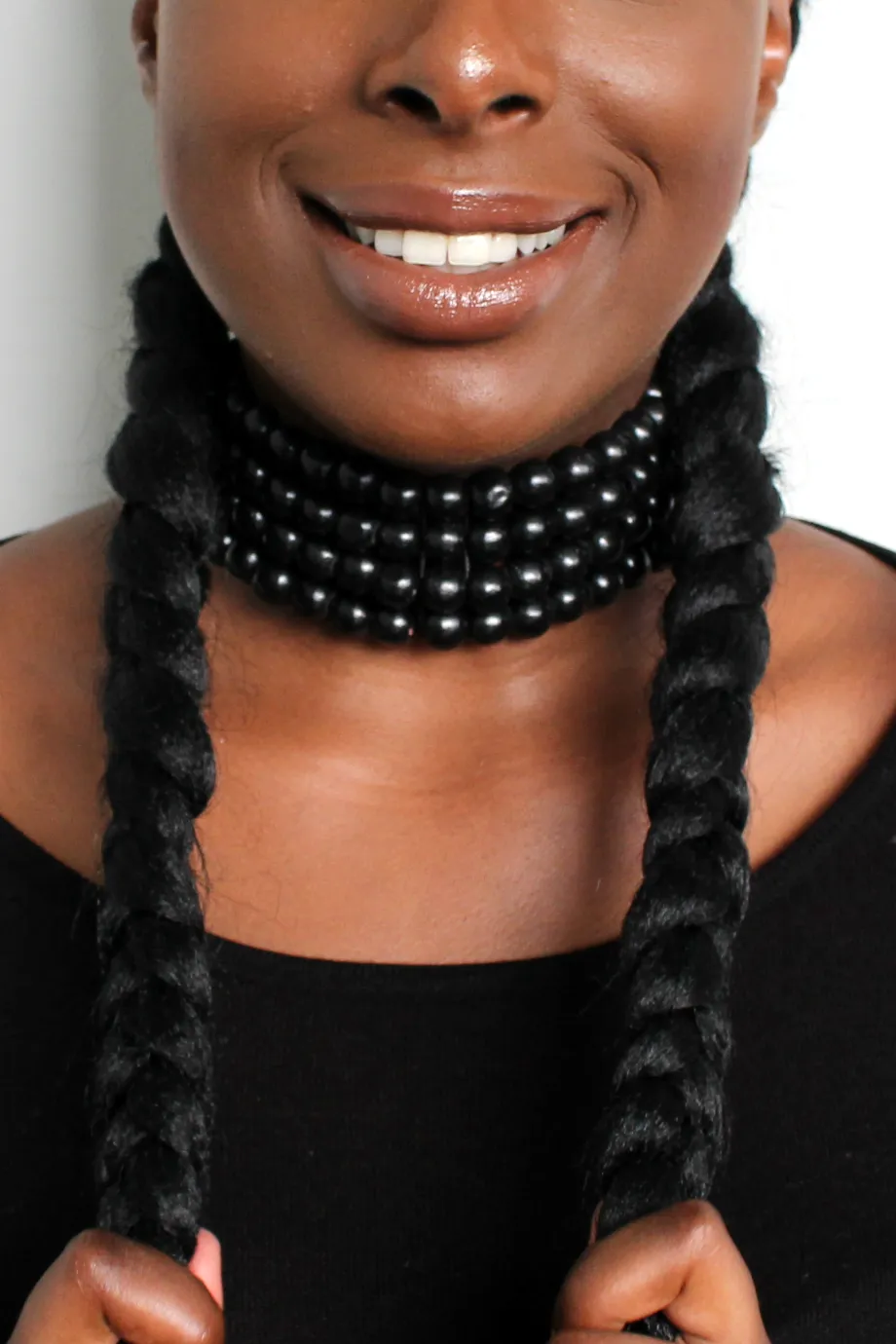 Beaded Choker (Black)