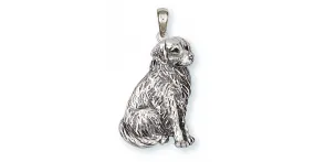 Bernese Mountain Dog Pendant Jewelry Sterling Silver Handmade Dog Pendant BM20-P