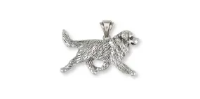 Bernese Mountain Dog Pendant Jewelry Sterling Silver Handmade Dog Pendant BMD3-P