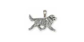 Bernese Mountain Dog Pendant Jewelry Sterling Silver Handmade Dog Pendant BMD32-P