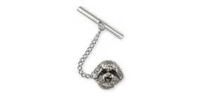 Bichon Frise Tie Tack Jewelry Sterling Silver Handmade Dog Tie Tack D07H-TT