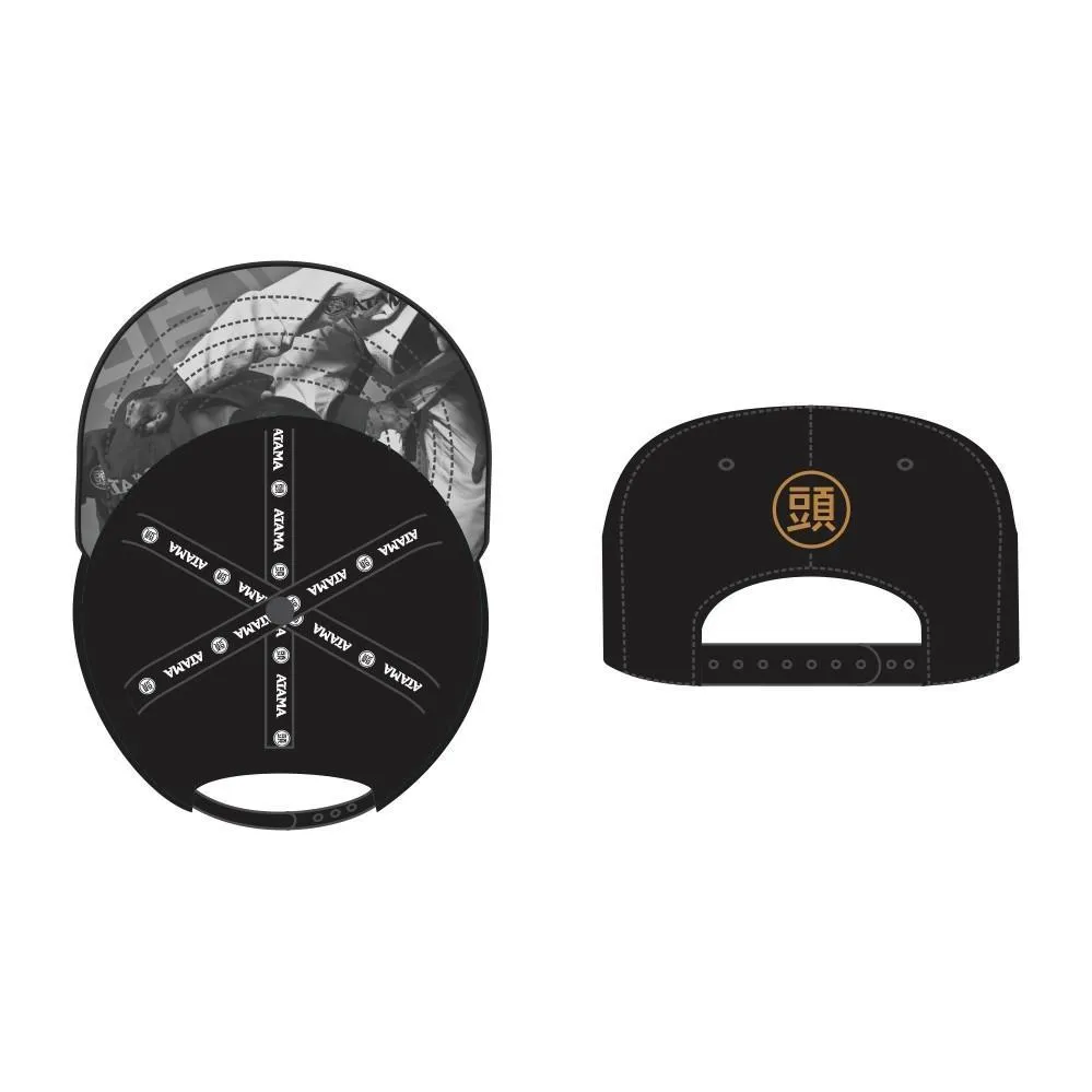 BLACK ATAMA SNAPBACK HAT