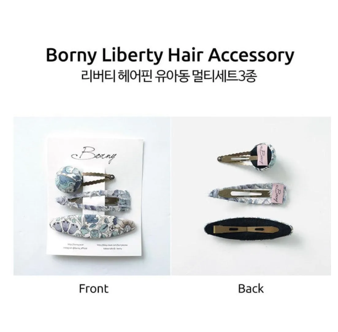 Borny x Liberty Hairpin (3pc Set)