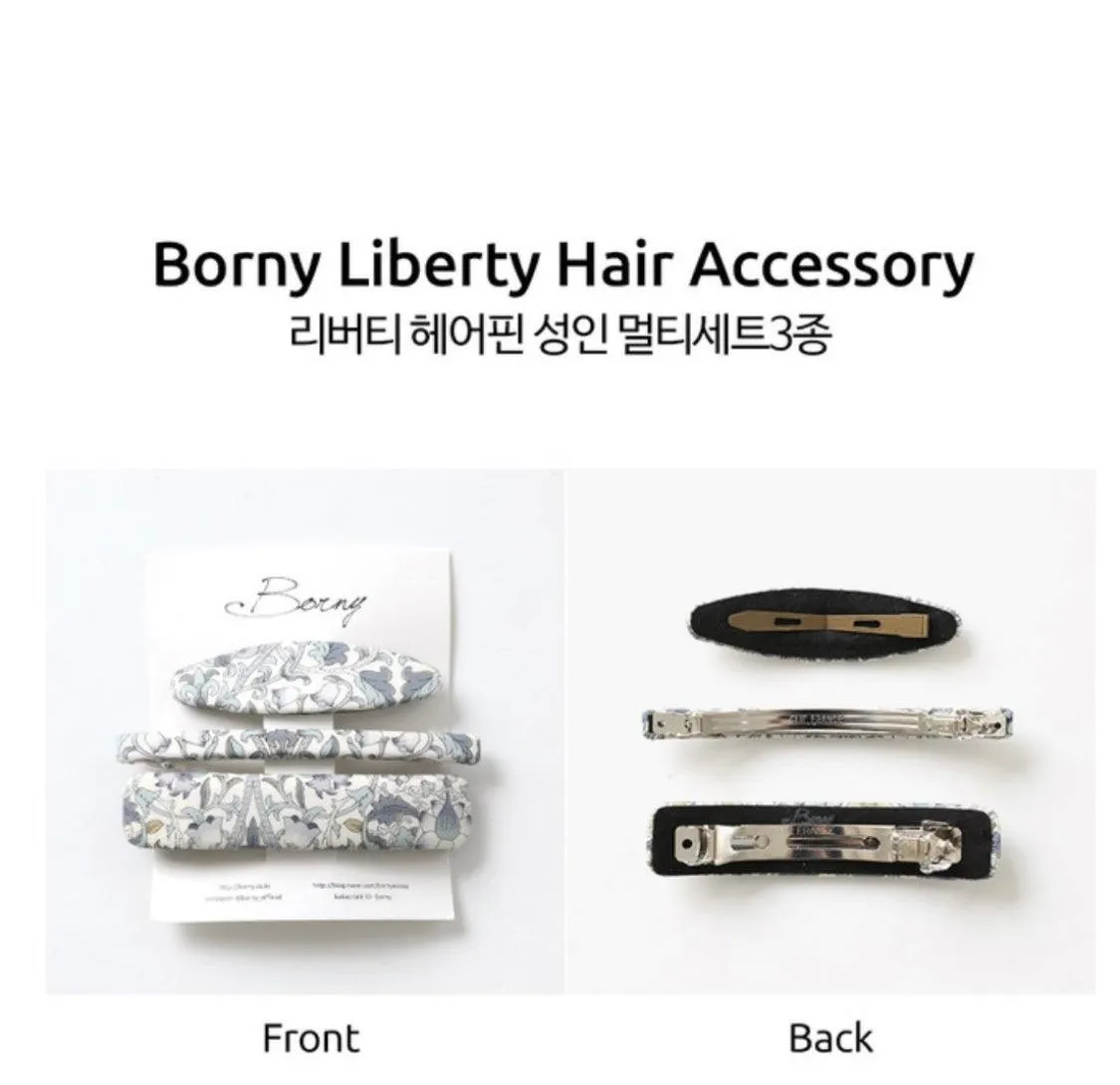 Borny x Liberty Hairpin (3pc Set)