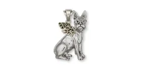 Boston Terrier Angel Pendant Jewelry Sterling Silver Handmade Dog Pendant D46-AP