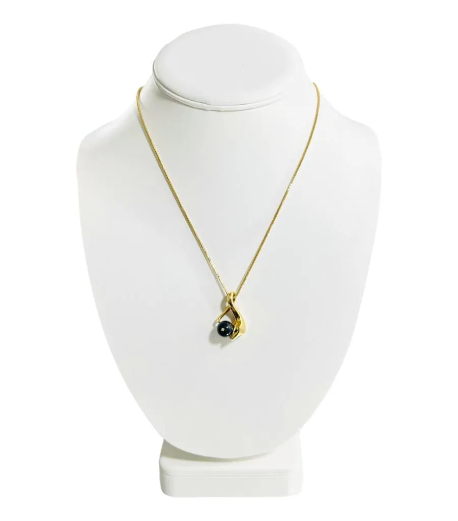 Boucheron 18k Gold Jade & Diamond Serpent Necklace