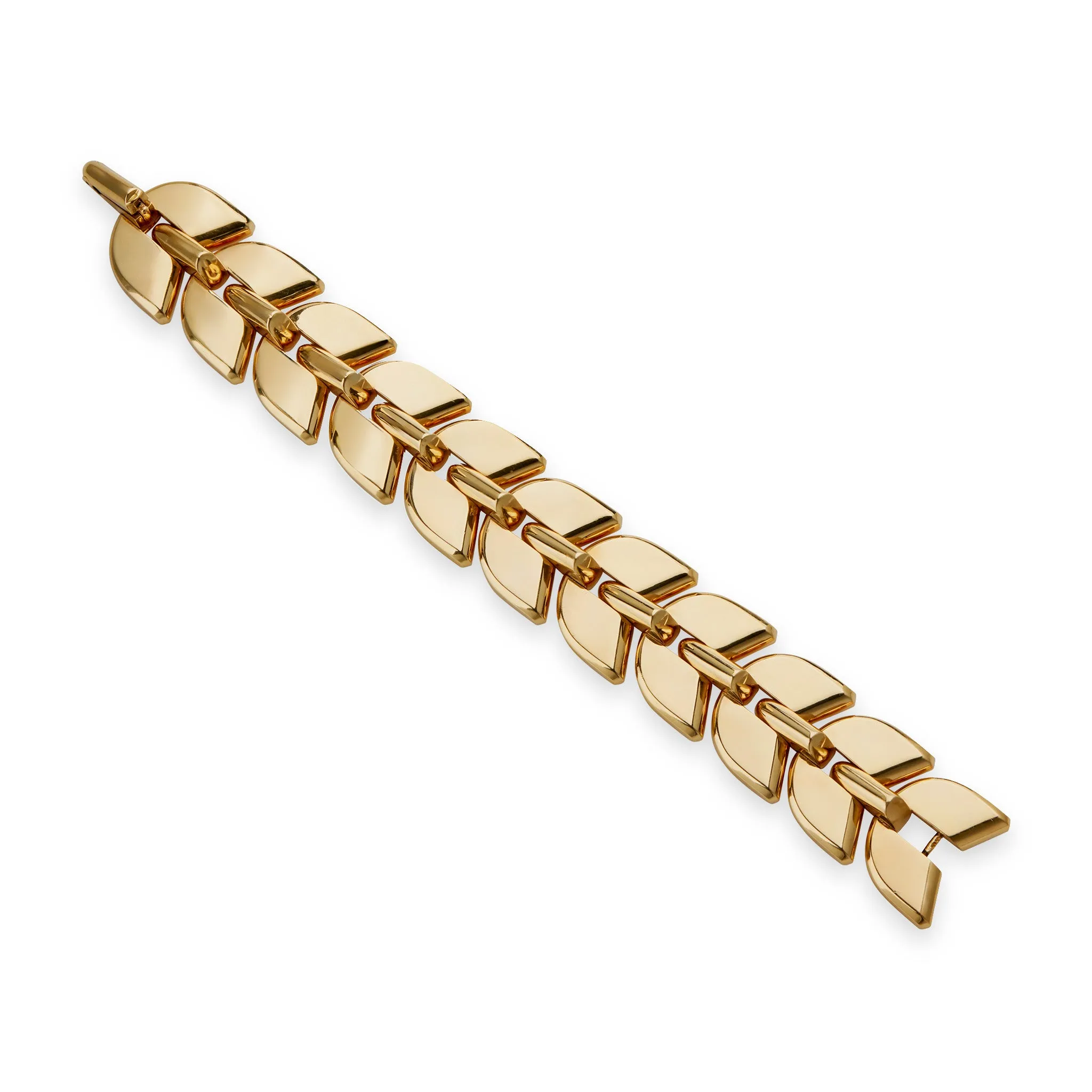 Boucheron Paris 18K Gold "Palmettes" Gold Bracelet