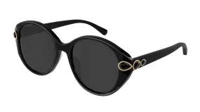 Boucheron Sunglass Woman Black Grey BC0121S-001