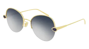 Boucheron Sunglass Woman Gold Blue BC0079S-002