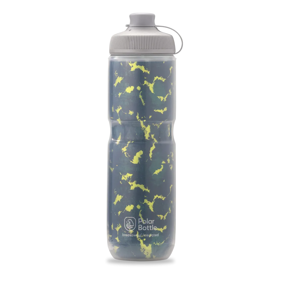 Breakaway Muck Insulated Cyclist Mountain Bikers Water Bottle 24 oz by Polar Bottle Made in USA