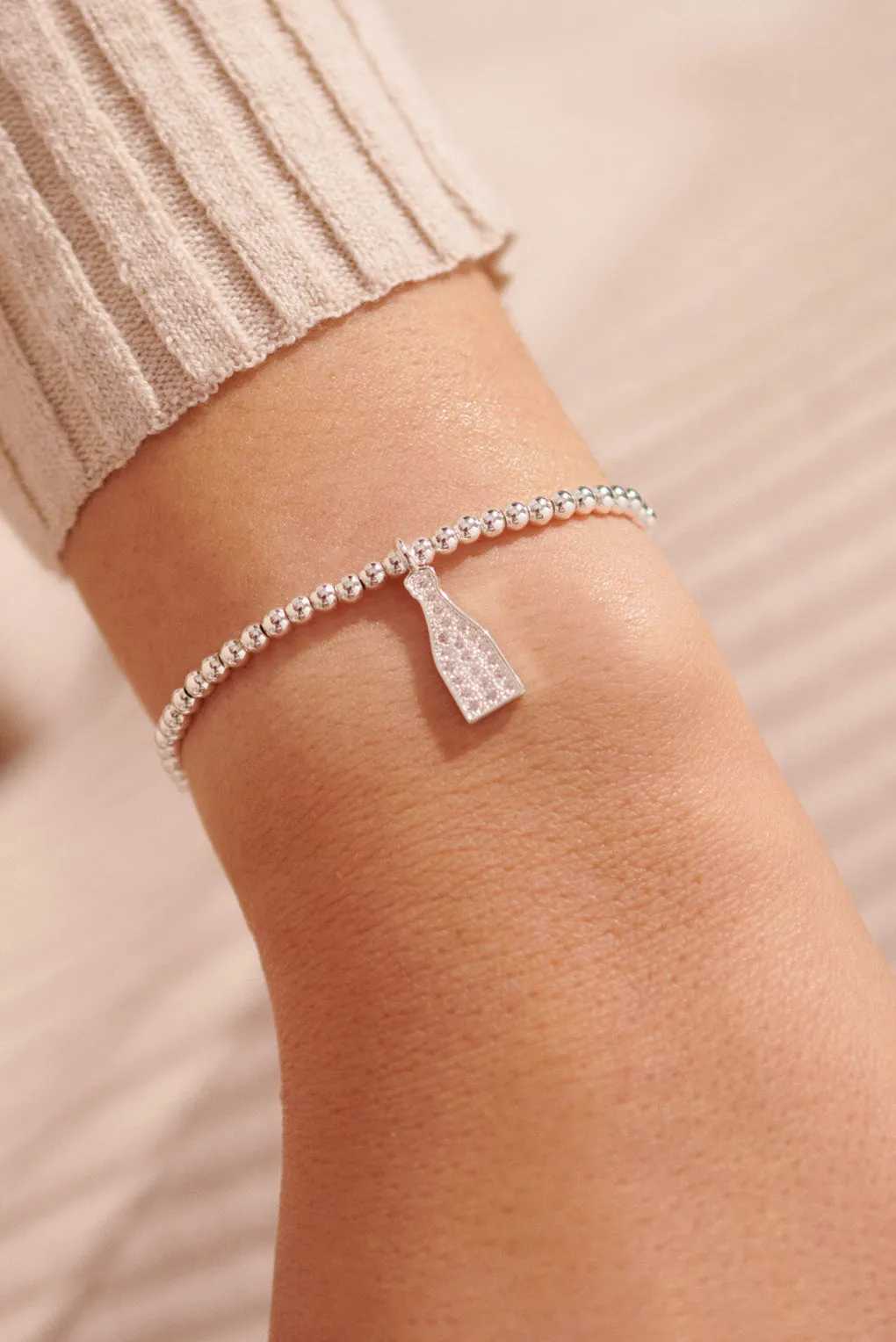 Champagne Silver Bracelet