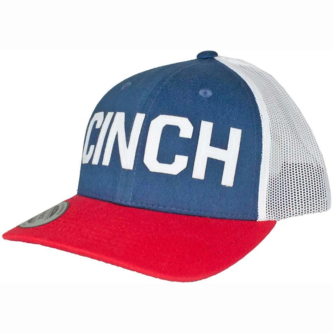 Cinch Boys' Logo Applique Snap Back Cap