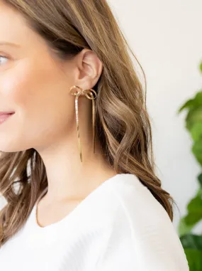 Dainty Bow Earrings