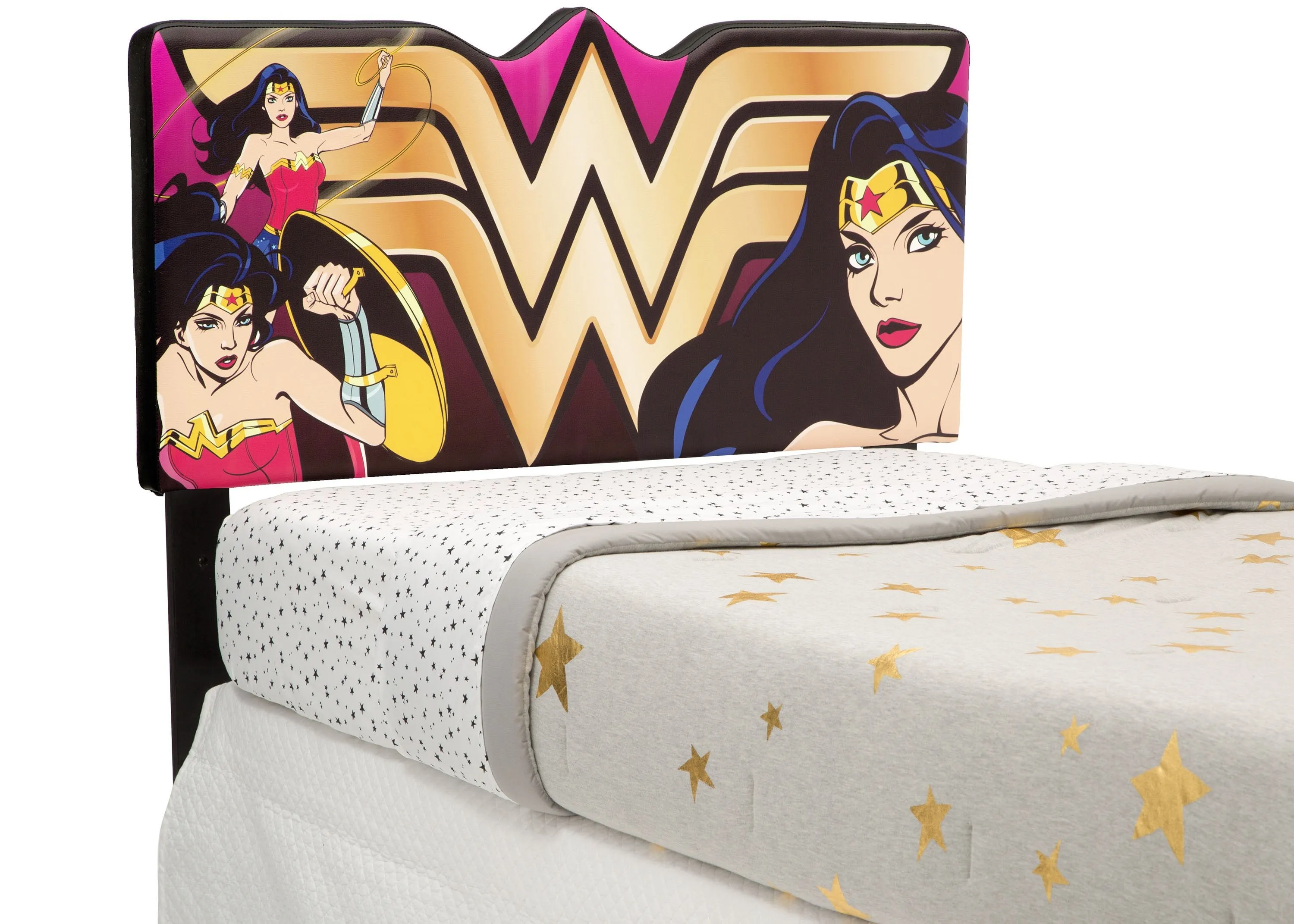 DC Comics Wonder Woman Upholstered Headboard