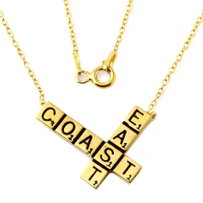 EAST COAST Scrabble Pendant