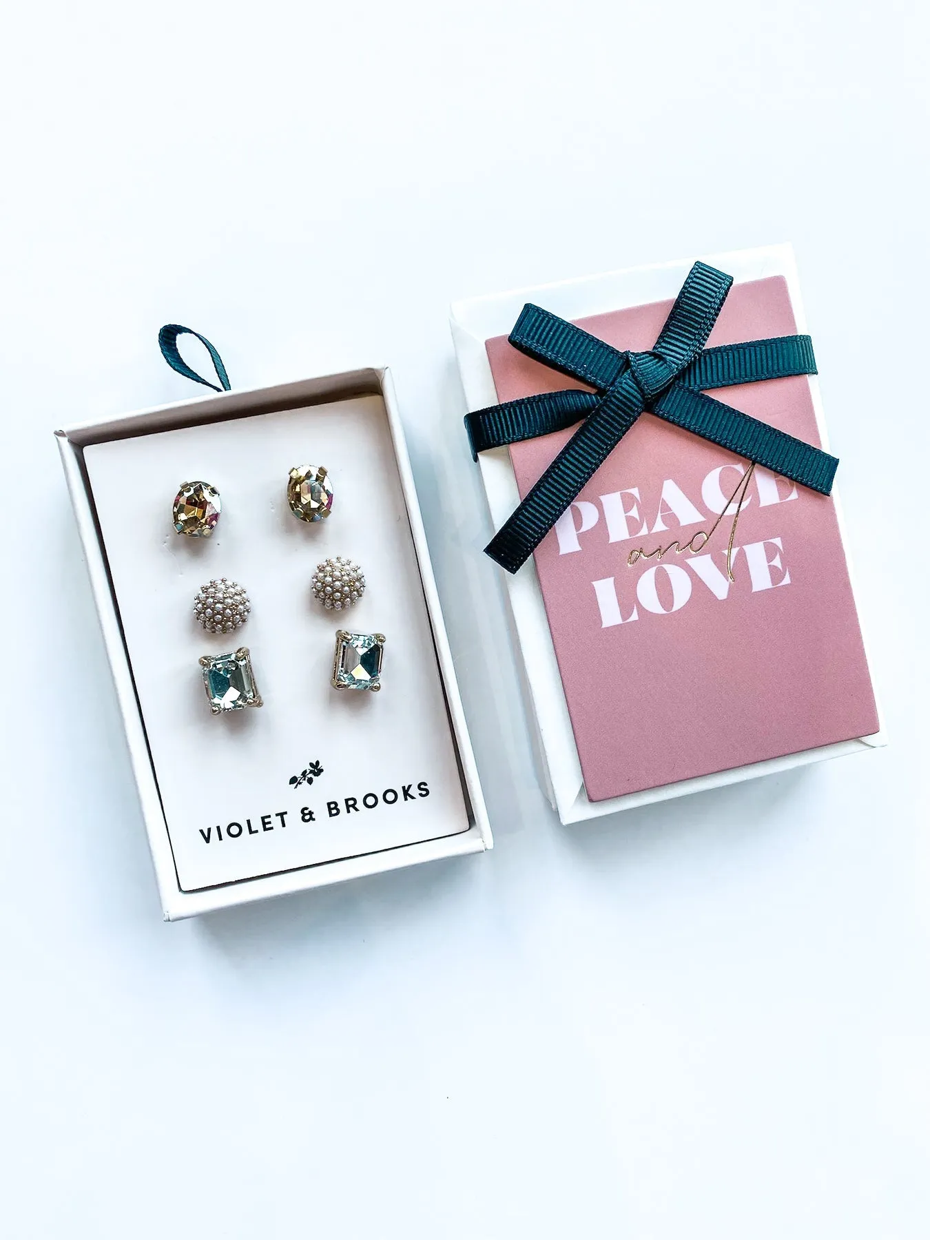 Everlyn   Cady Boxed Earring Trio ~ Various Colors