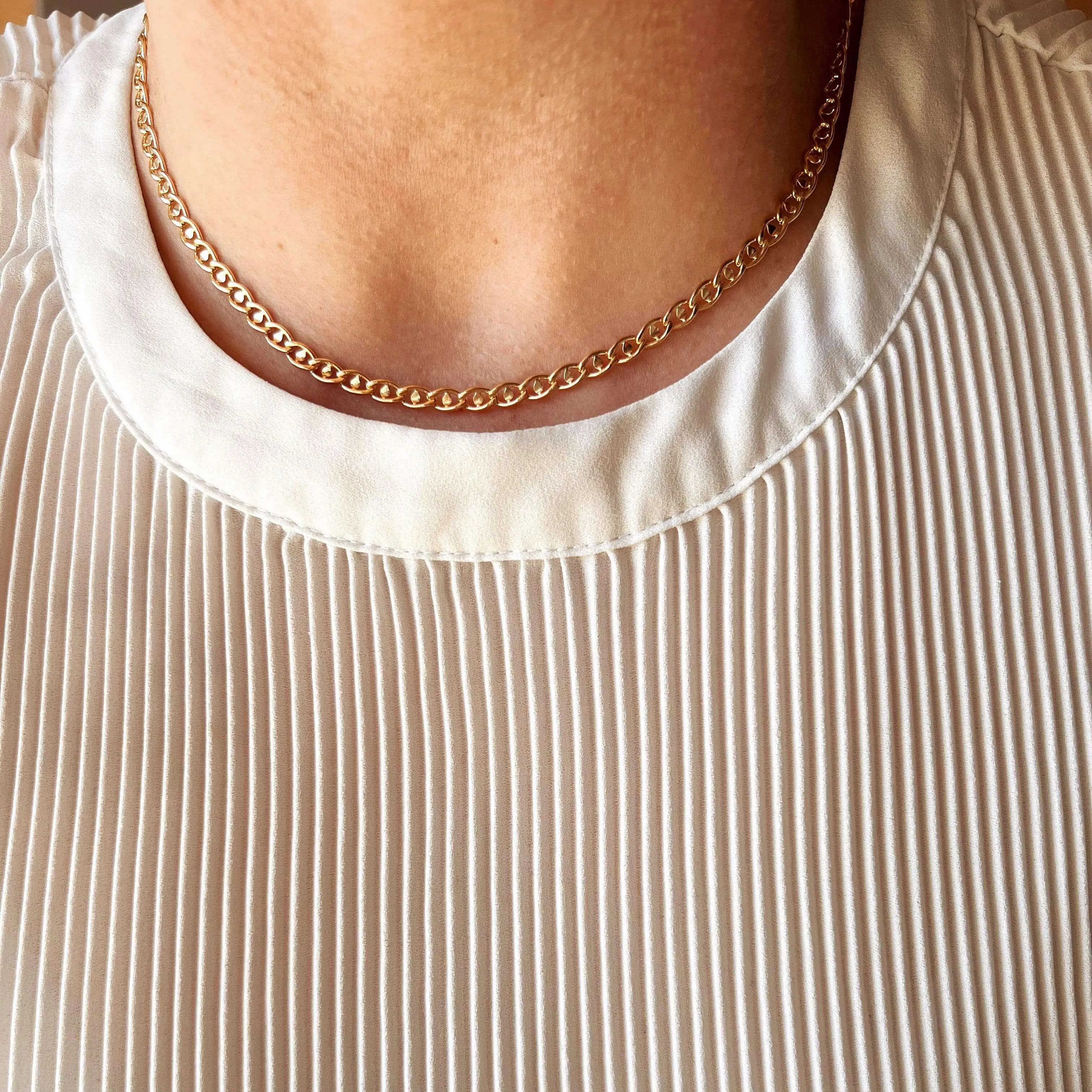 Fancy Mariner 18k Gold Filled Necklace