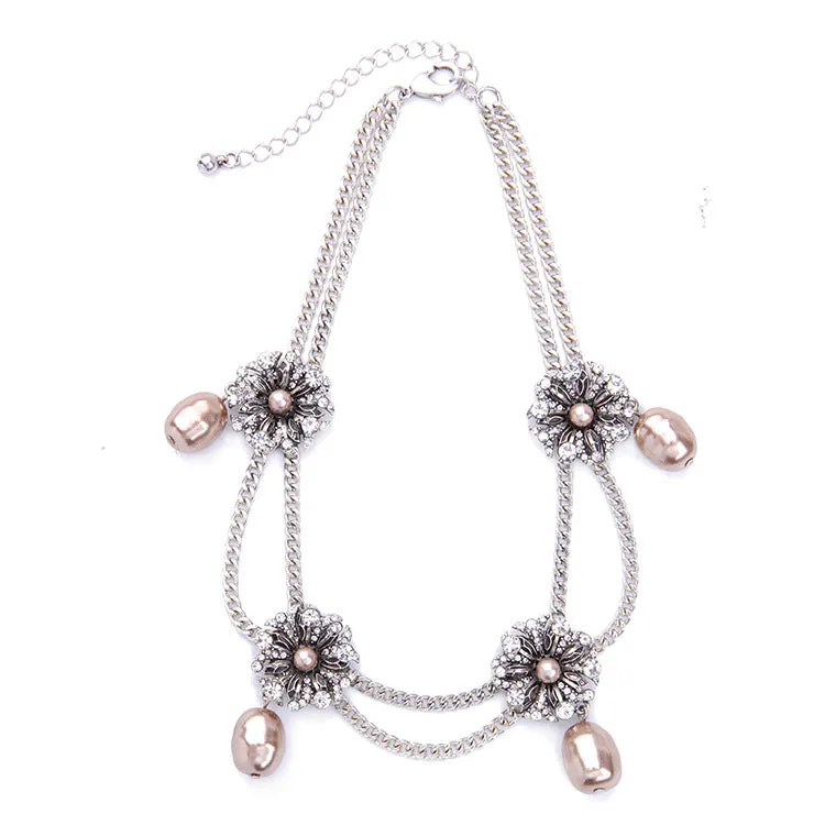 GINGER - Teardrop Pearl Necklace