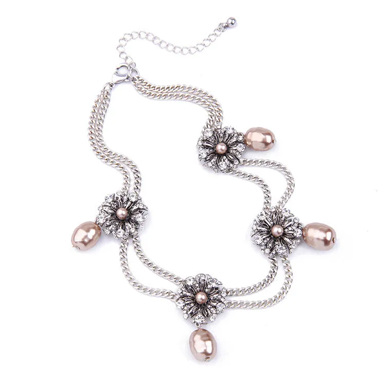 GINGER - Teardrop Pearl Necklace