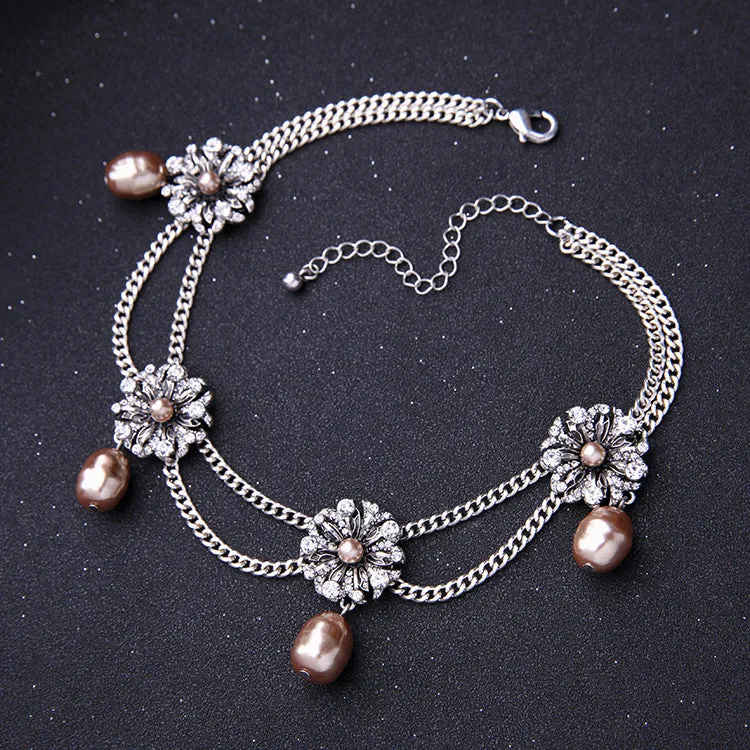 GINGER - Teardrop Pearl Necklace