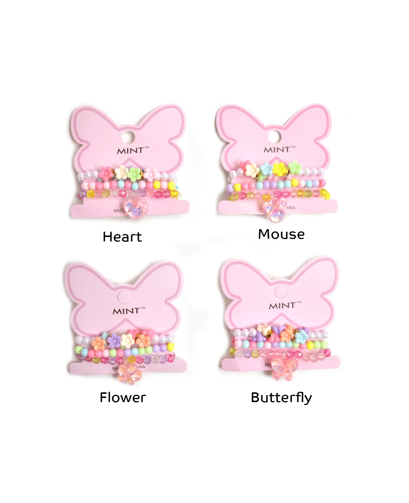 Glitter Charms Kids Bracelet