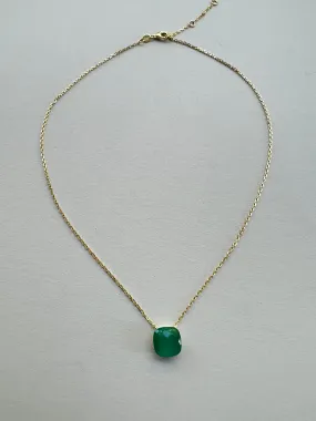 Green Crystal Necklace | Ocean