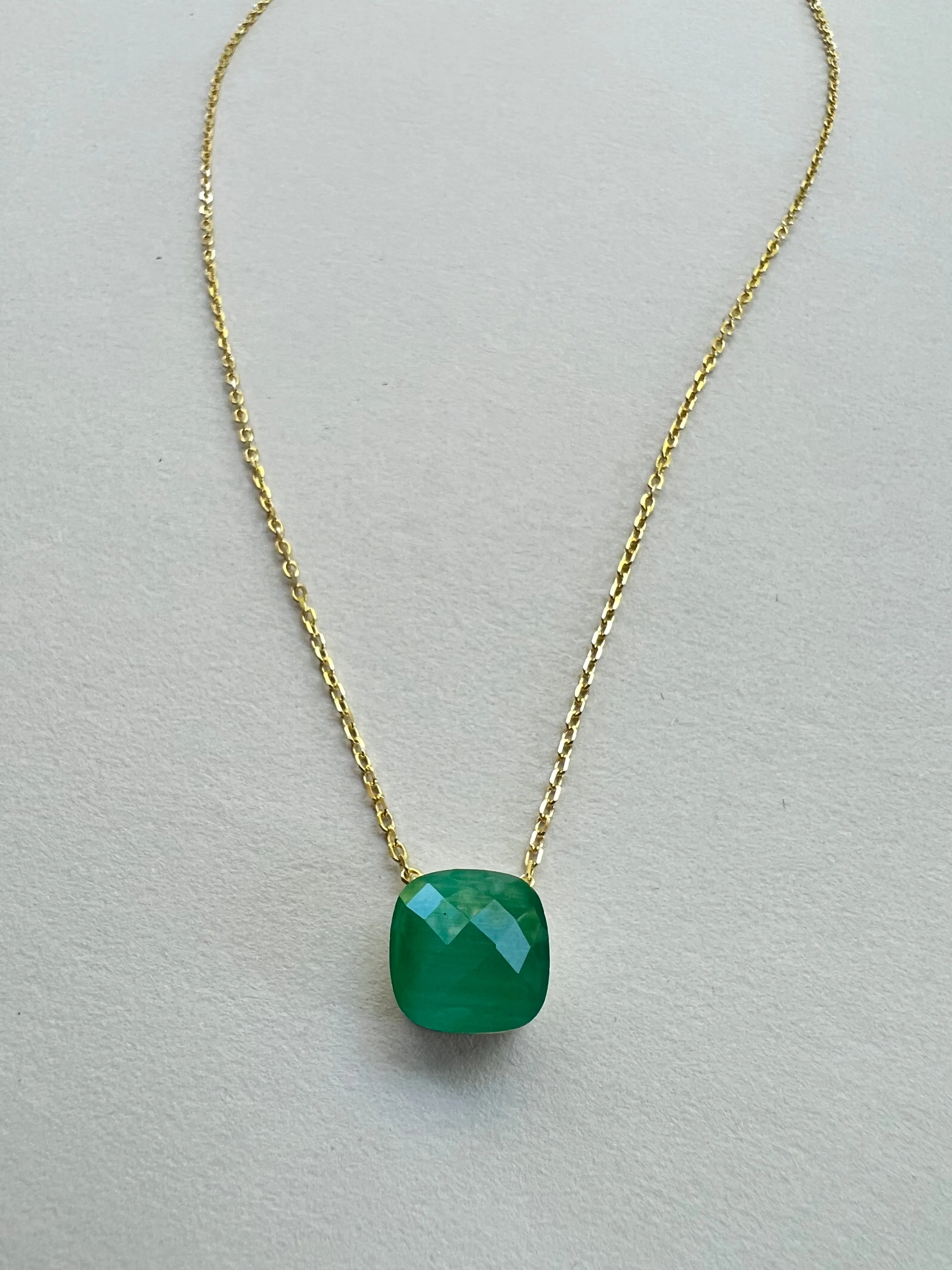 Green Crystal Necklace | Ocean