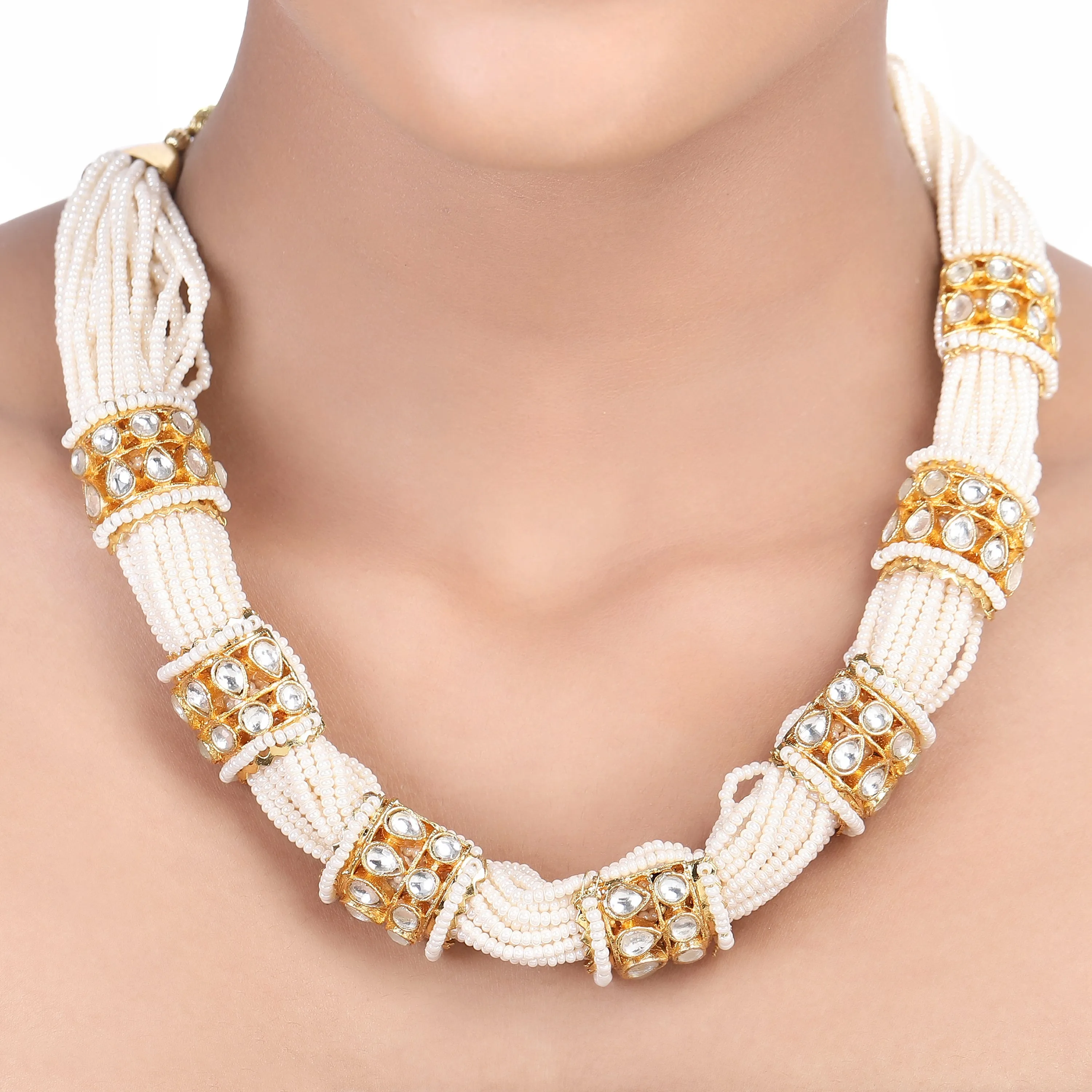 GULUBAND Zyanna kundan choker set