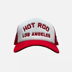 HOT ROD 2 TONE ESSENTIAL FOAM TRUCKER (RED/WHITE)