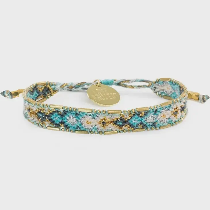 Ice Queen Bali Metallic Friendship Bracelet