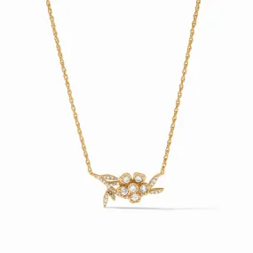 Julie Vos Laurel Delicate Necklace - Cubic Zirconia