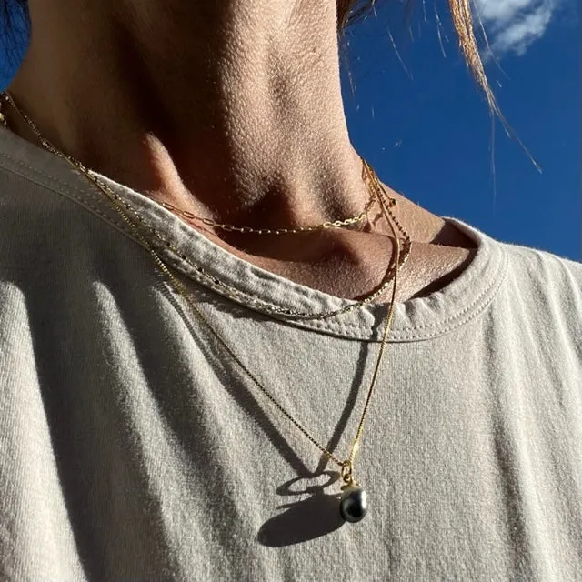 Layer me! Satellite chain necklace.