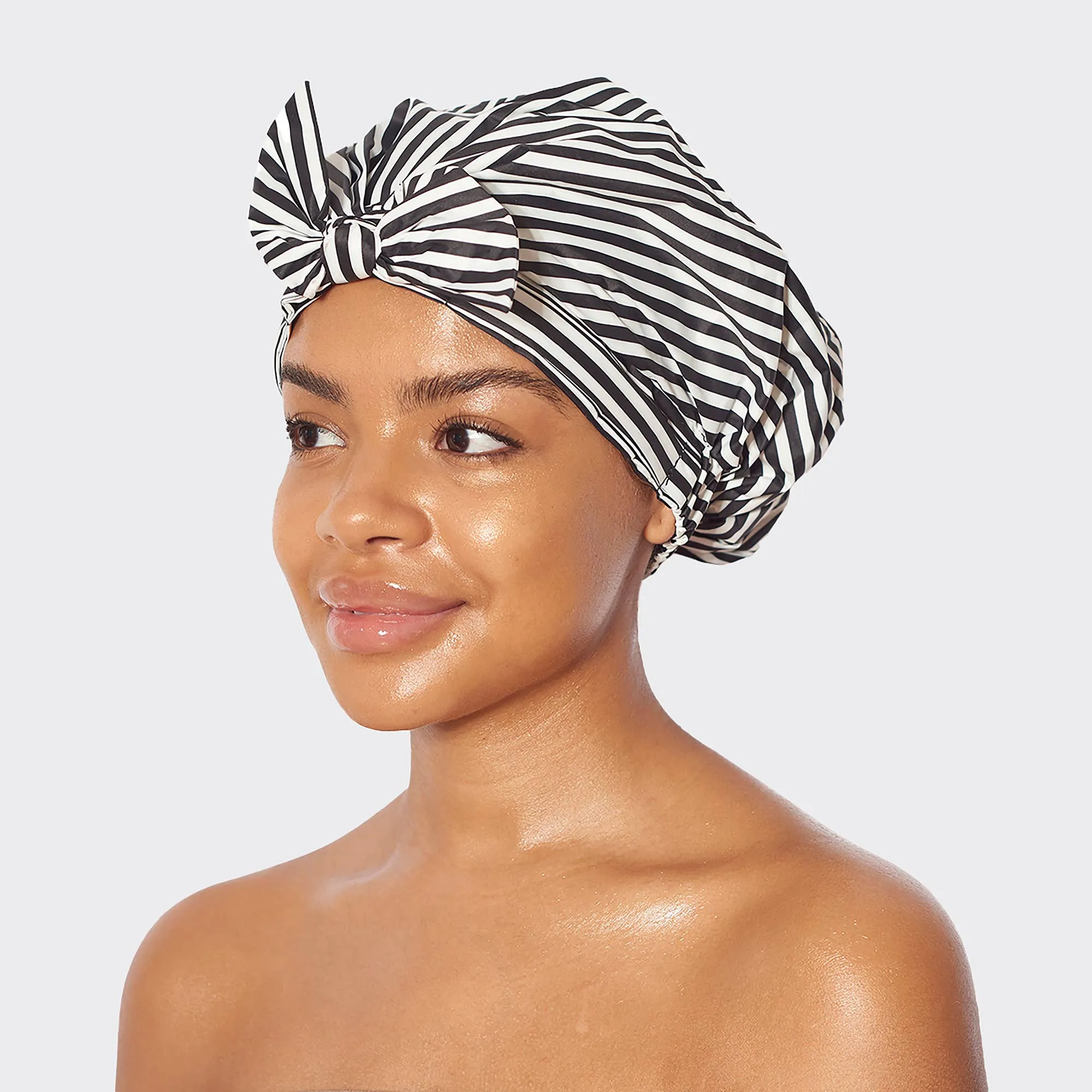 Luxury Shower Cap - Stripes