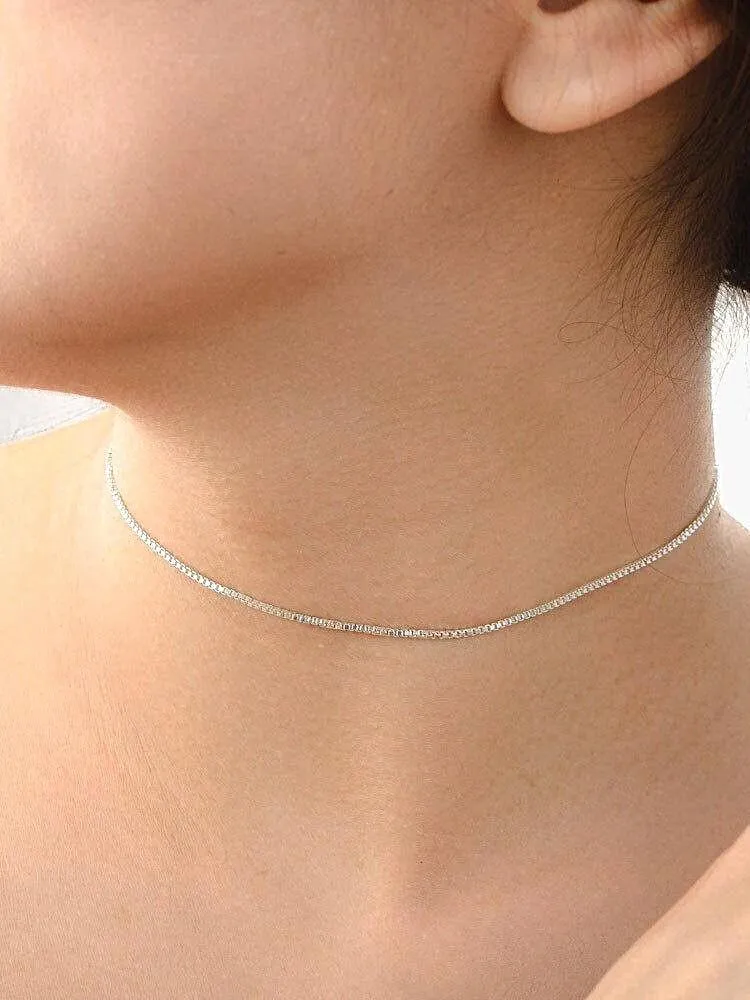 Marzia Box Chain Necklace