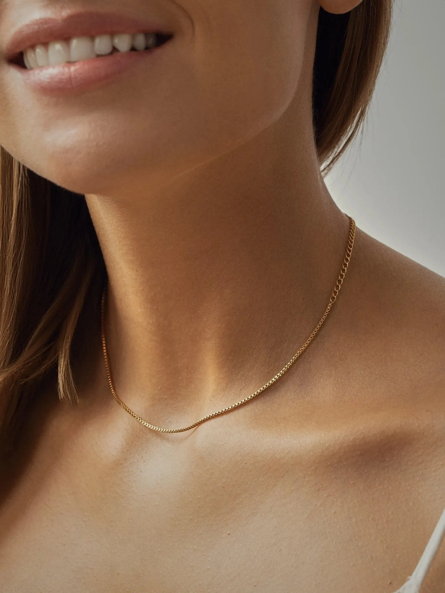 Marzia Box Chain Necklace