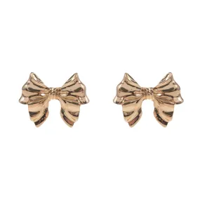 Metal Bow Earrings