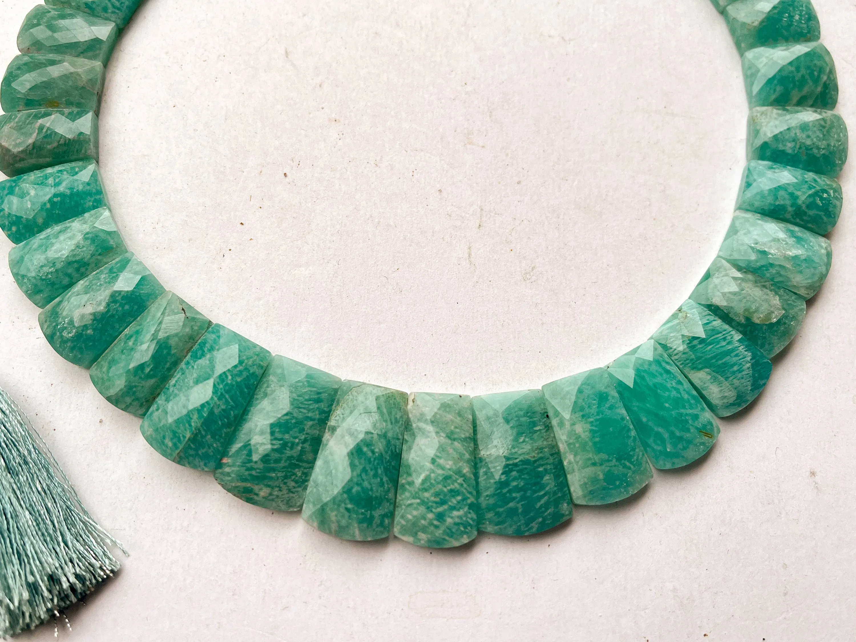 Natural Amazonite Bib Necklace, Cleopatra Egyptian Necklace, Amazonite Choker Handmade Necklace, Amazonite Necklace